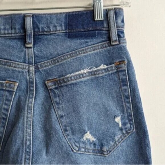 Abercrombie 90s Straight Ultra High Rise Jeans with Criss Cross Waistband - Picture 7 of 7